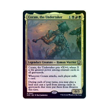 Coram, the Undertaker FOIL M3C NM