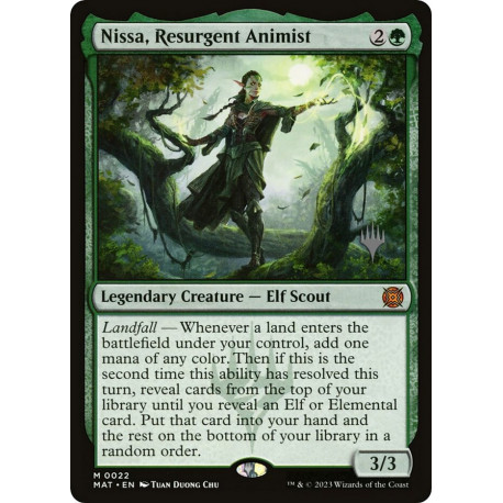 Nissa, Resurgent Animist MAT PROMO NM