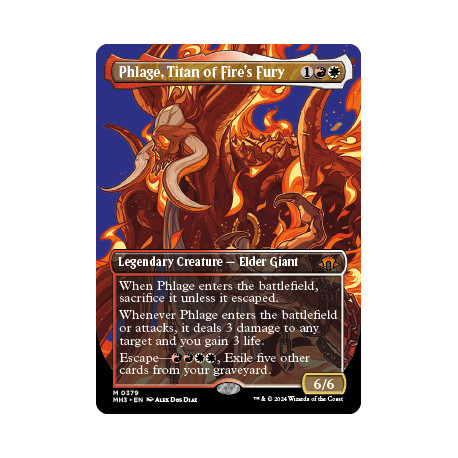 Phlage, Titan of Fire's Fury (Borderless) MH3 NM