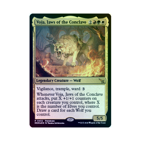Voja, Jaws of the Conclave FOIL MKM PROMO NM