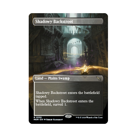 Shadowy Backstreet (Borderless) MKM NM