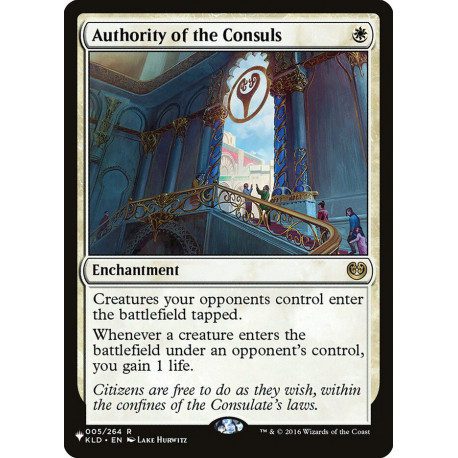 Authority of the Consuls KLD (List) NM