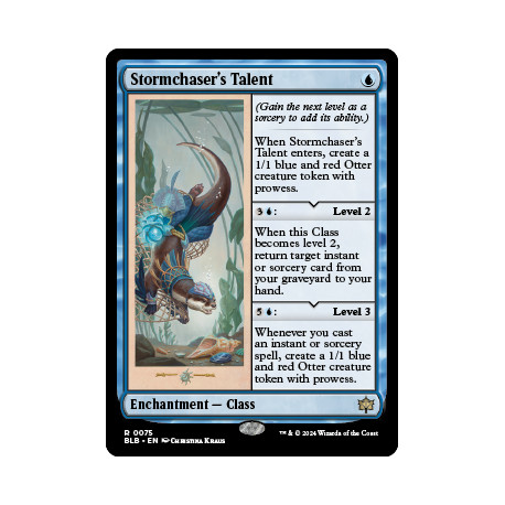 Stormchaser's Talent BLB NM