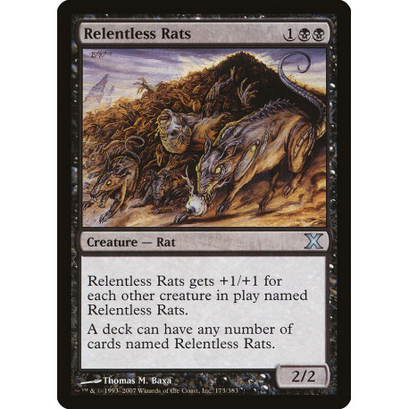Relentless Rats 10E NM
