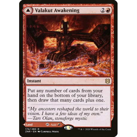 Valakut Awakening // Valakut Stoneforge (Extended) ZNR NM