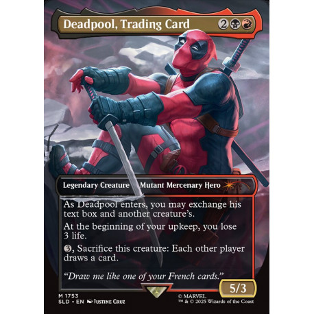 Deadpool, Trading Card SLD NM