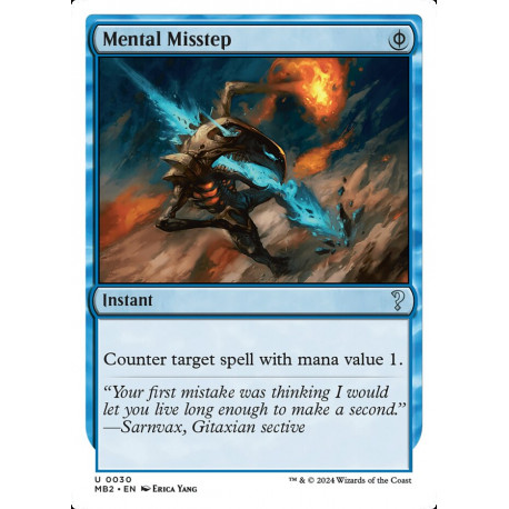 Mental Misstep MB2 NM