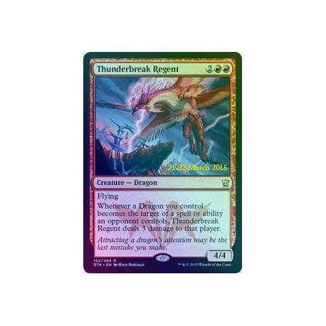 Thunderbreak Regent PRE-RELEASE FOIL DTK NM