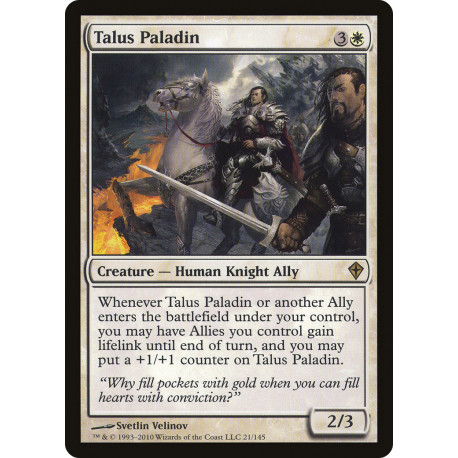 Talus Paladin WWK NM