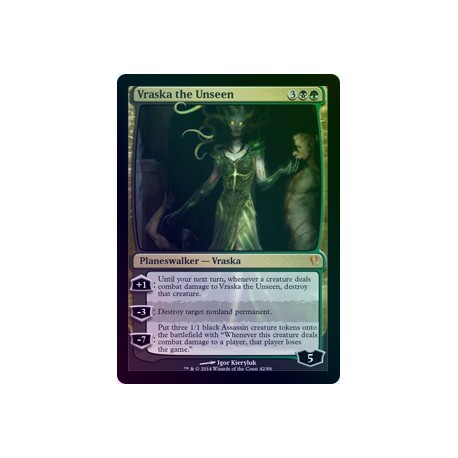 Vraska the Unseen FOIL DDM NM