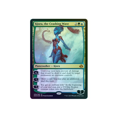 Kiora, the Crashing Wave FOIL DDO NM