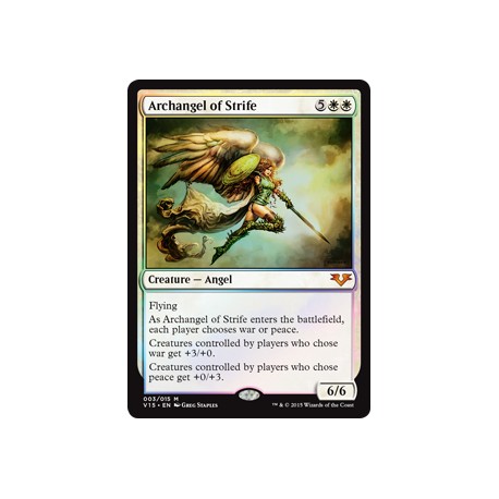 Archangel of Strife FOIL V15 NM