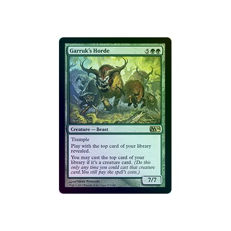 Garruk's Horde FOIL M14 NM