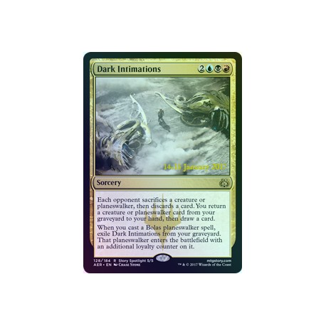 Dark Intimations PRE-RELEASE FOIL AER NM