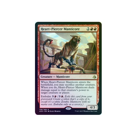 Heart-Piercer Manticore FOIL AKH NM