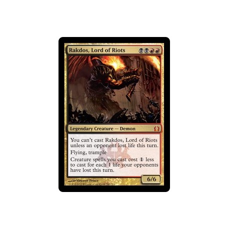 Rakdos, Lord of Riots RTR NM