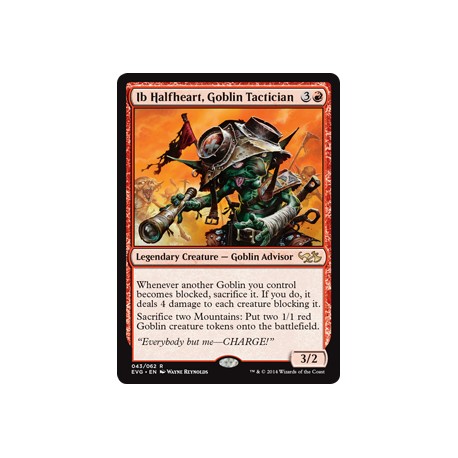 Ib Halfheart, Goblin Tactician DD3 NM