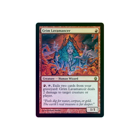 Grim Lavamancer FOIL PD1 NM