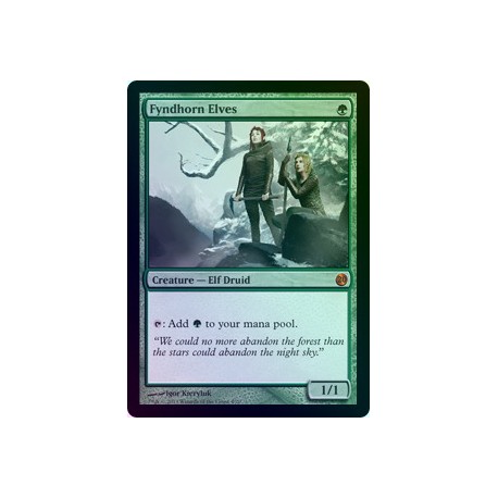 Fyndhorn Elves FOIL V13 NM