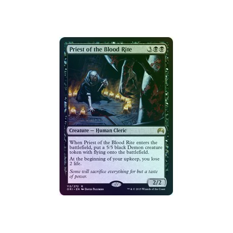 Priest of the Blood Rite FOIL ORI NM