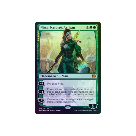 Nissa, Nature's Artisan FOIL KLD NM