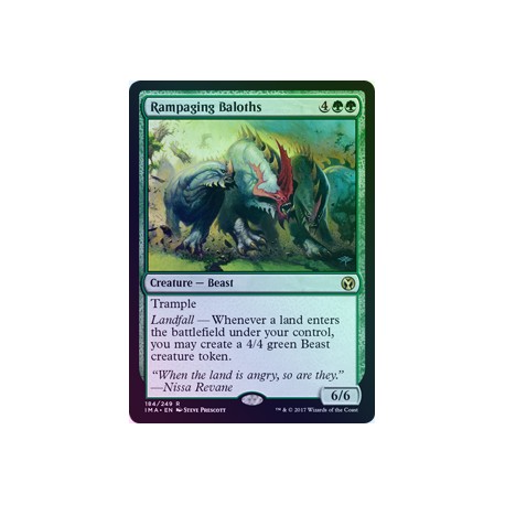 Rampaging Baloths FOIL IMA NM