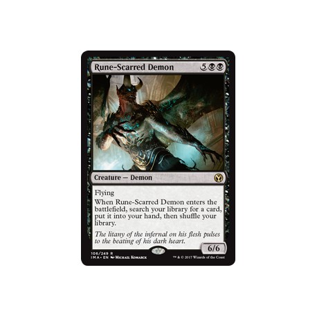 Rune-Scarred Demon IMA NM