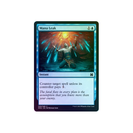 Mana Leak FOIL MM2 NM