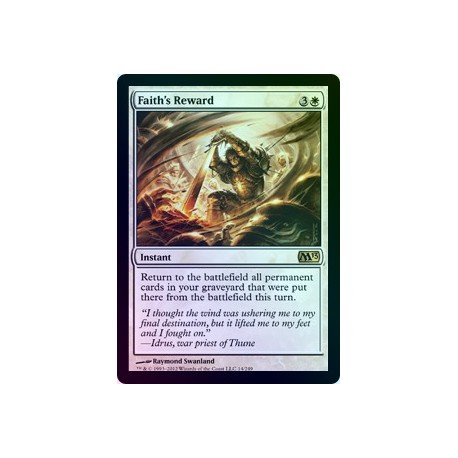 Faith's Reward FOIL M13 NM
