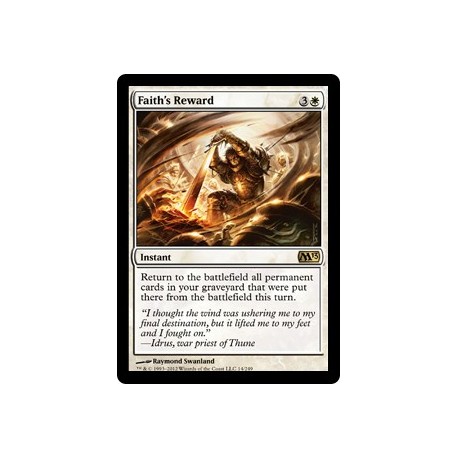 Faith's Reward M13 NM