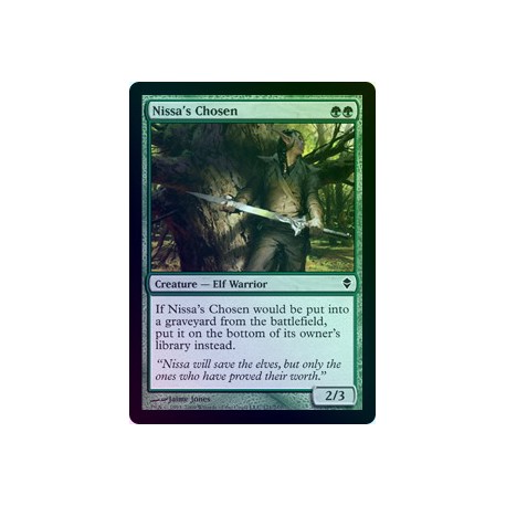 Nissa's Chosen FOIL ZEN SP