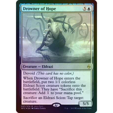 Drowner of Hope FOIL BFZ PROMO NM
