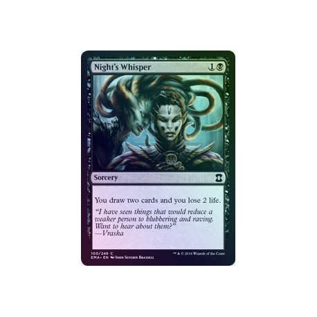 Night's Whisper FOIL EMA NM