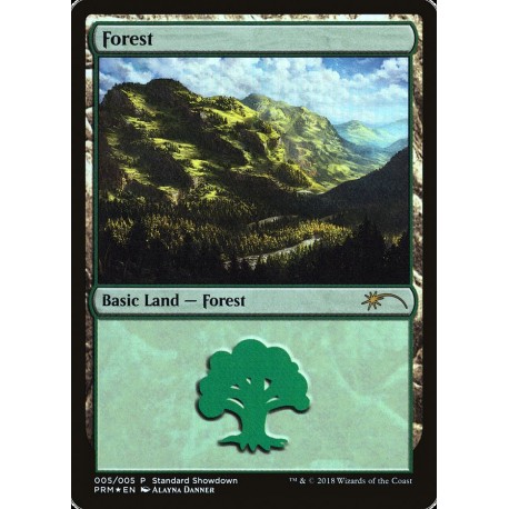 Forest FOIL STANDARD SHOWDOWN 2018 PROMO NM