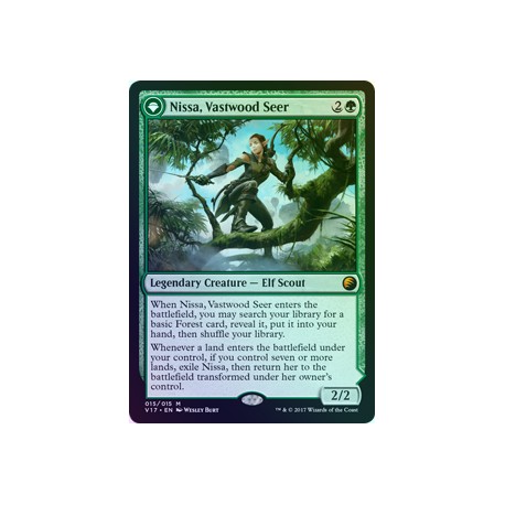 Nissa, Vastwood Seer FOIL V17 NM