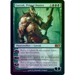 Garruk, Primal Hunter FOIL M12 NM SIGNED