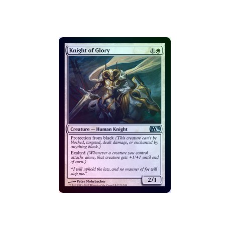 Knight of Glory FOIL M13 NM