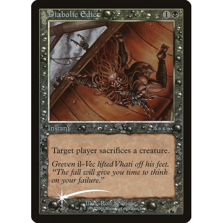 Diabolic Edict FOIL PROMO SP+