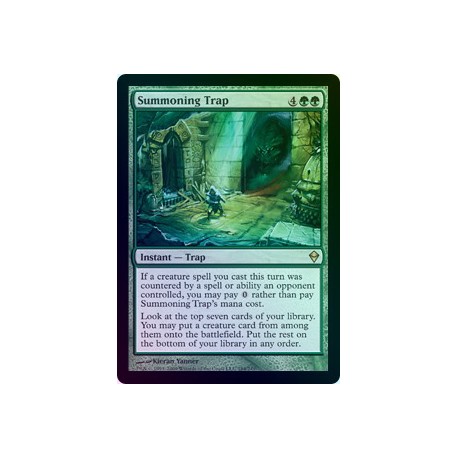 Summoning Trap FOIL ZEN NM