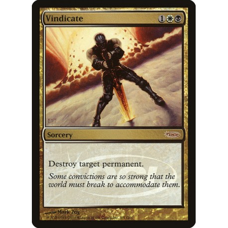 Vindicate FOIL JUDGE PROMO 2007 SP
