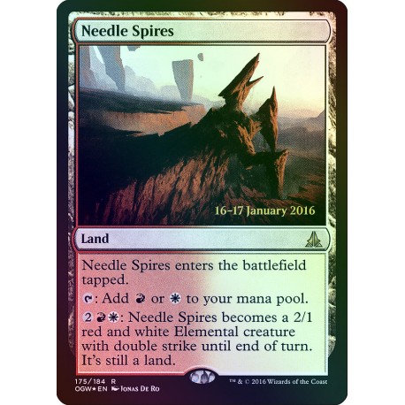 Needle Spires PRE-RELEASE FOIL OGW NM