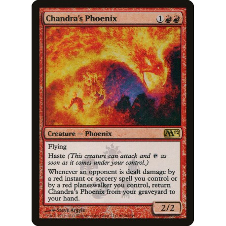 Chandra's Phoenix FOIL M12 PROMO SP SIGNED