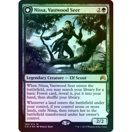 Nissa, Vastwood Seer PRE-RELEASE FOIL ORI SP