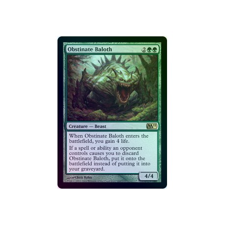 Obstinate Baloth FOIL M11 MP+ SIGNED