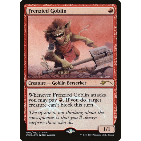 Frenzied Goblin FOIL PROMO NM