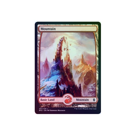 Mountain 267 FOIL FULL ART BFZ NM