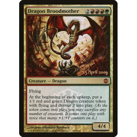 Dragon Broodmother PRE-RELEASE FOIL ARB PROMO SP