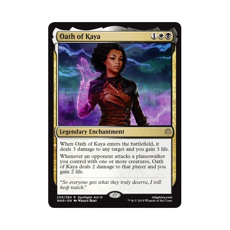 Oath of Kaya WAR NM