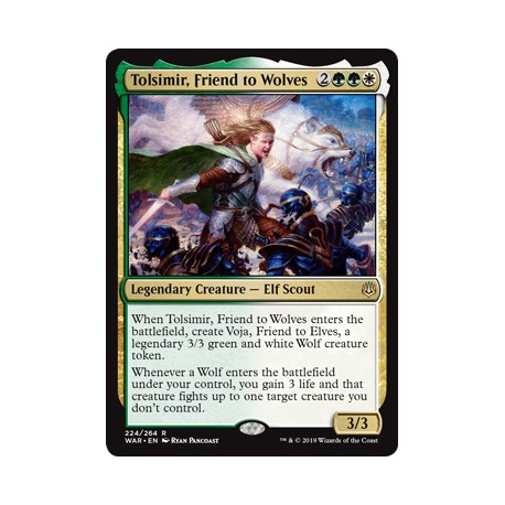 Tolsimir, Friend to Wolves WAR NM