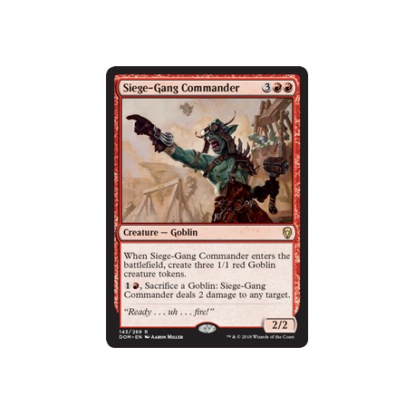 Siege-Gang Commander DOM NM